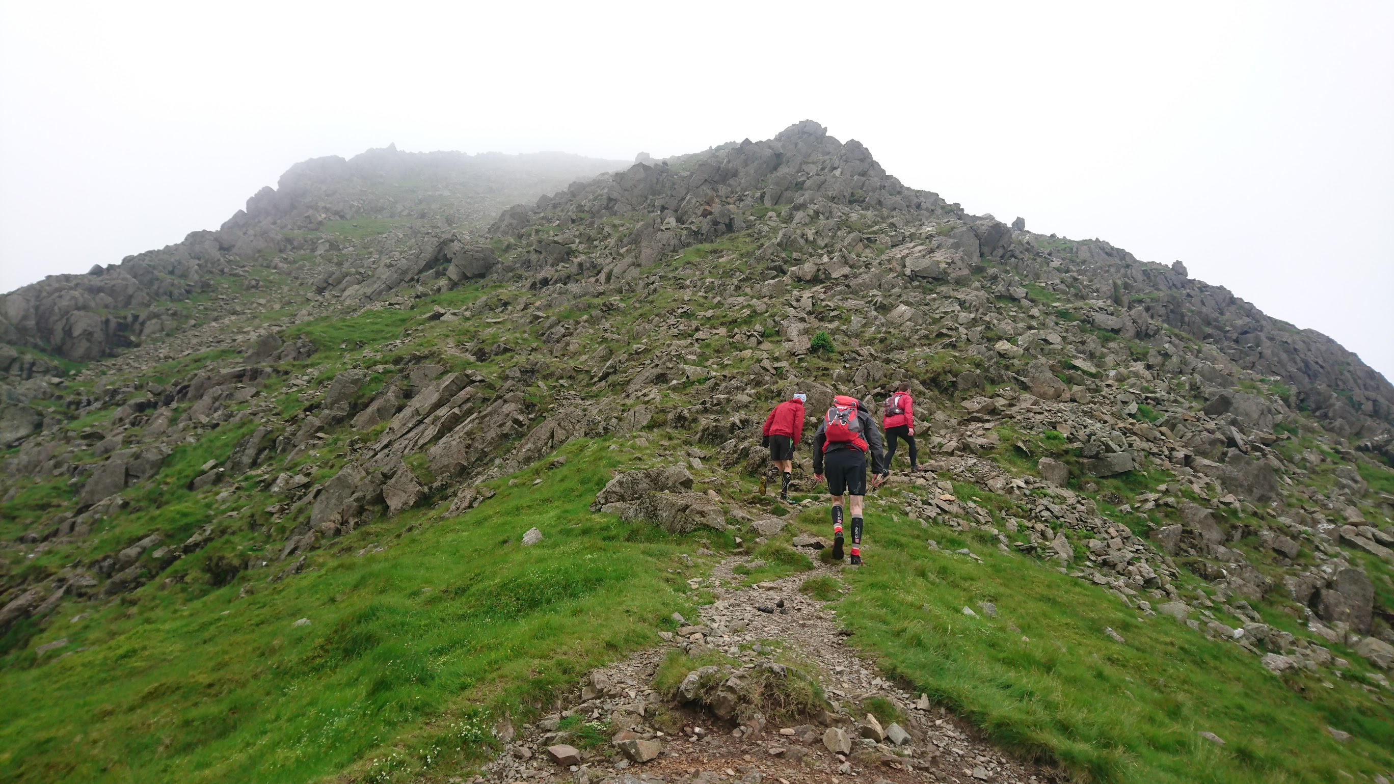 Slogging up Red Pike