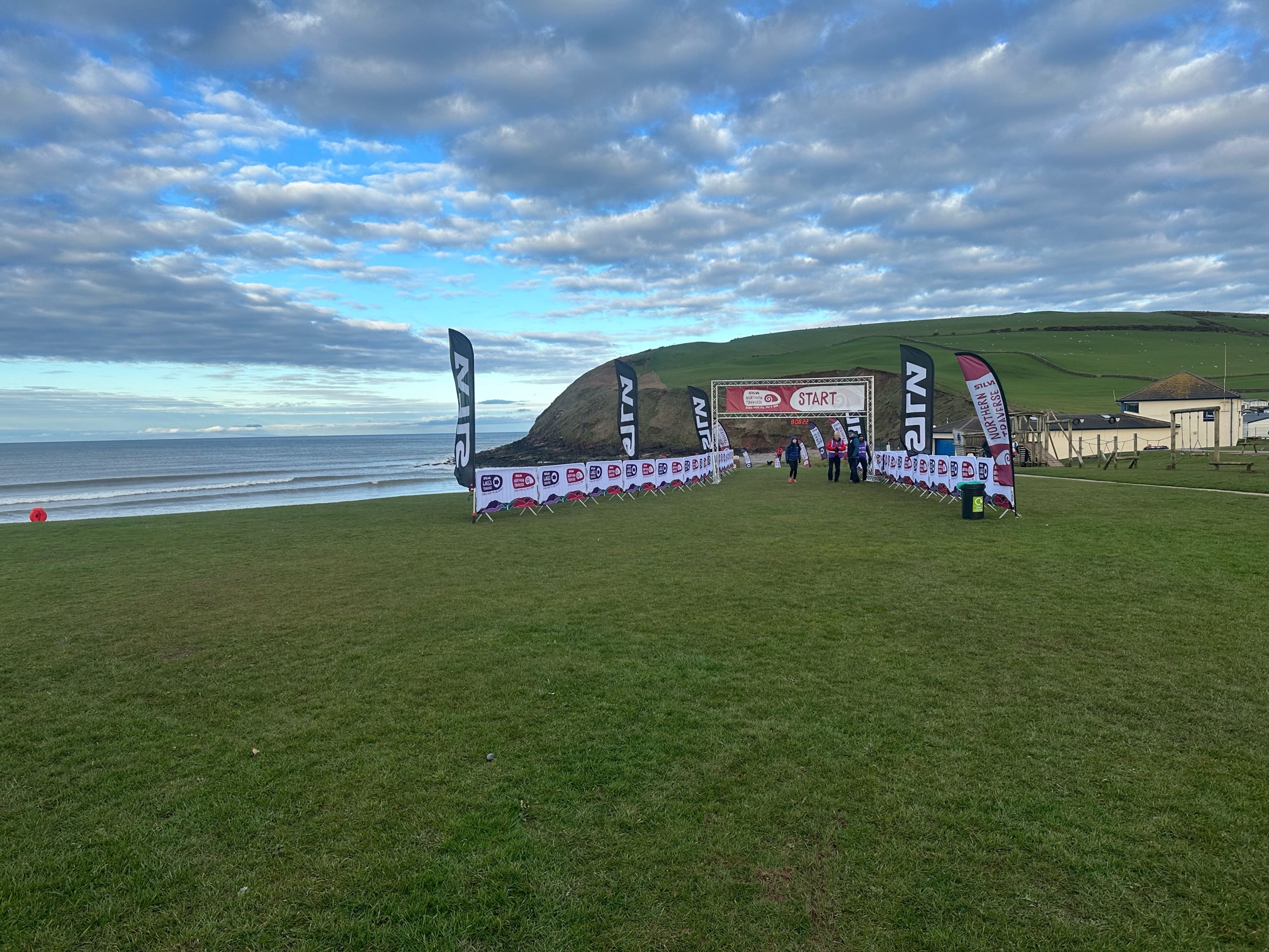 The Start line before all the runners arrived