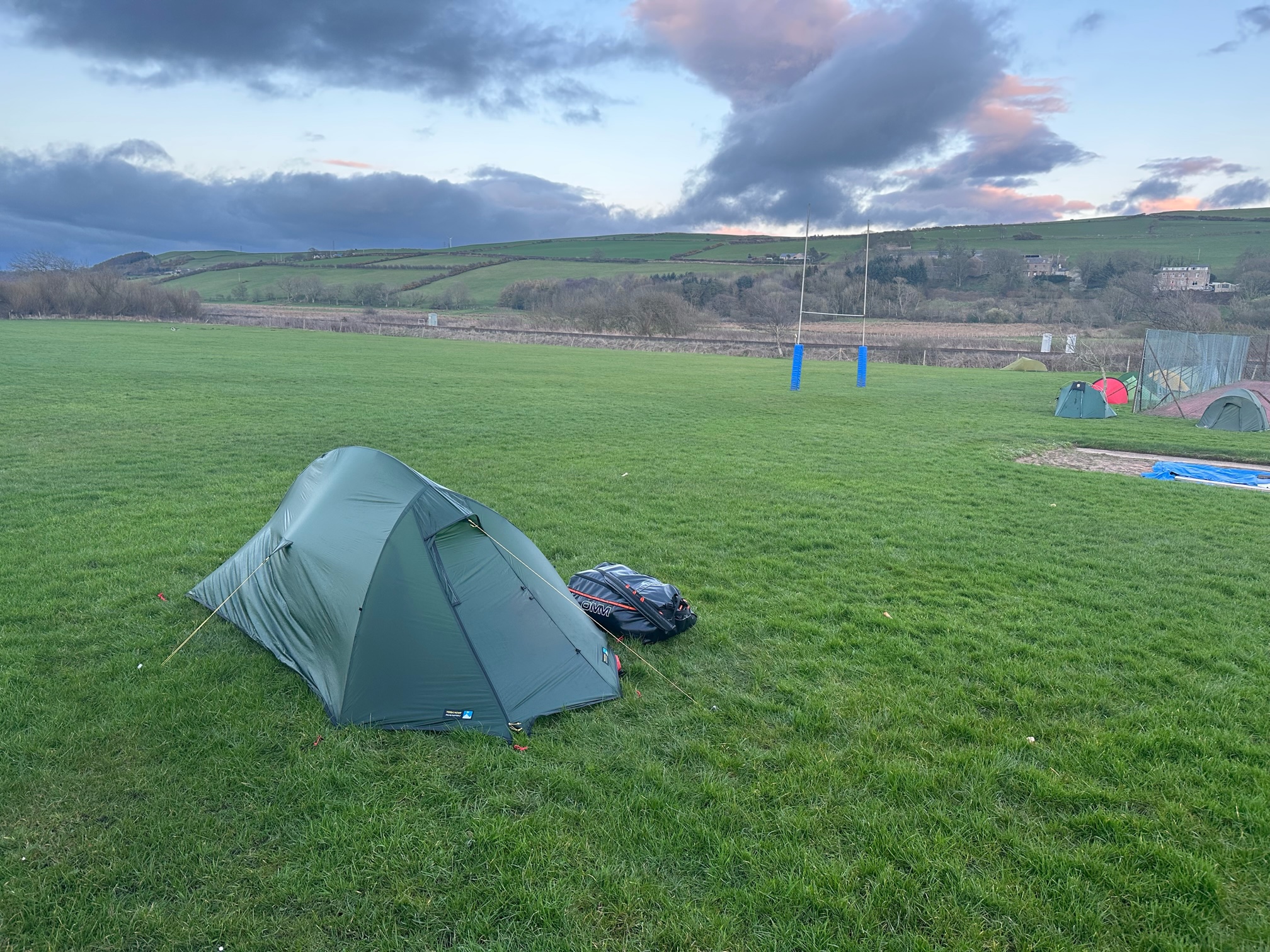 Camping at St Bees